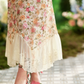 Fascinating Off-Shoulder Lace Prom Dress Floral Mermaid Evening Dress C8638