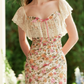 Fascinating Off-Shoulder Lace Prom Dress Floral Mermaid Evening Dress C8638