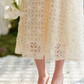 Ornate Spaghetti Straps Ivory Prom Dress Lace  Bows A-Line Evening Dress C8639