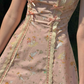 Mini robe de soirée en satin, sans bretelles, sans manches, ligne a, simple, C899