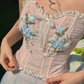 Robe de bal de princesse bustier à volants en satin long, robe de soirée C8117