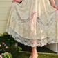 Robe de bal de princesse bustier à volants en satin long, robe de soirée C8117