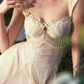Unique Spaghetti Straps Lace Homecoming Dress White Tassel A-Line Birthday Dress C8653