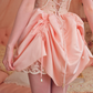 Romantic Short Sleeve Pink Homecoming Dress Short Sleeve Beading Lace A-Line Birthday Dress C8658
