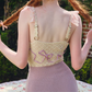 Trendy Spaghetti Straps Purple Prom Dress Sequins Appliques Sheath Evening Dress C8661