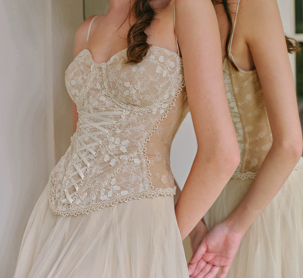 Robe de bal de princesse bustier à volants en satin long, robe de soirée C8117