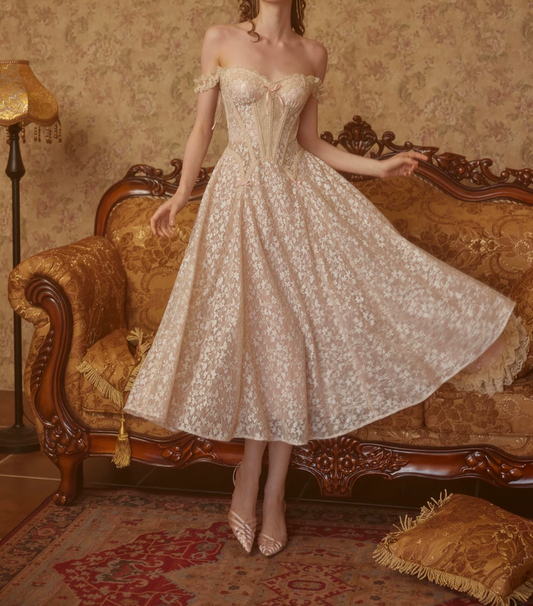 Robe de bal de princesse bustier à volants en satin long, robe de soirée C8117