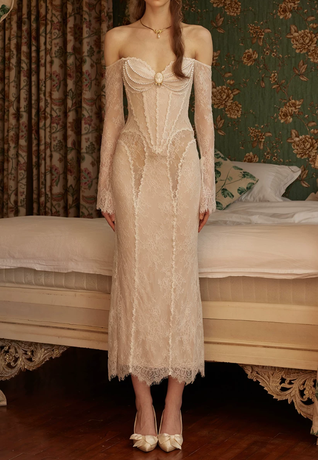 Robe de bal de princesse bustier à volants en satin long, robe de soirée C8117