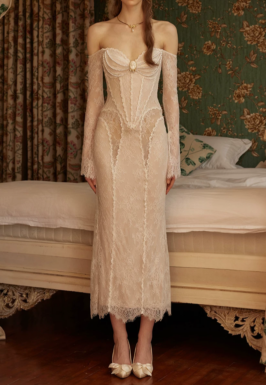 Robe de bal de princesse bustier à volants en satin long, robe de soirée C8117