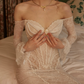 Robe de bal de princesse bustier à volants en satin long, robe de soirée C8117