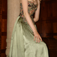 Robe de bal de princesse bustier à volants en satin long, robe de soirée C8117