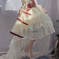 Charming Off-Shoulder Ivory Homecoming Dress Ruffles Bows Short Sleeve A-Line Birthday Dress C8689