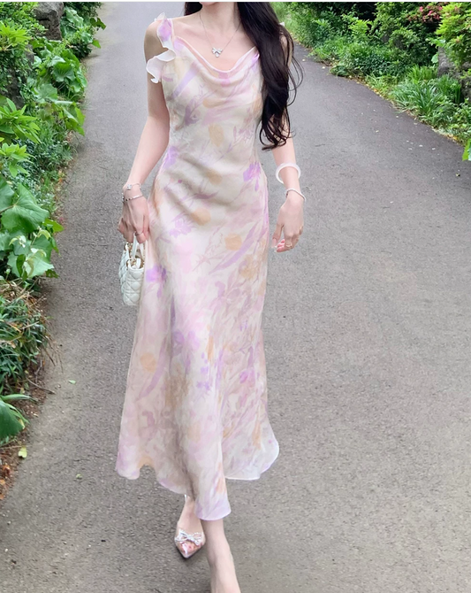 Robe de bal de princesse bustier à volants en satin long, robe de soirée C8117