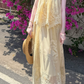 Elegant Spaghetti Straps Ivory Prom Dress Lace Tiered A-Line Evening Dress C8697