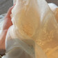 Graceful Jewel Neck White Prom Dress Embroidered A-Line Evening Dress C8698