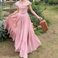 Robe de bal de princesse bustier à volants en satin long, robe de soirée C8117