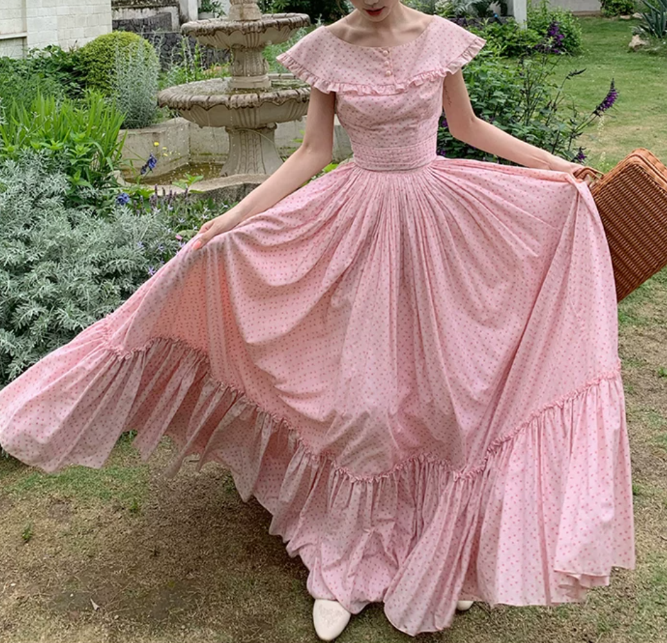 Robe de bal de princesse bustier à volants en satin long, robe de soirée C8117