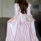 Robe de bal de princesse bustier à volants en satin long, robe de soirée C8117