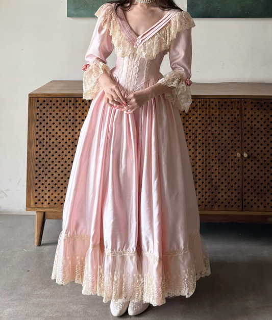 Robe de bal de princesse bustier à volants en satin long, robe de soirée C8117
