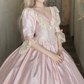 Robe de bal de princesse bustier à volants en satin long, robe de soirée C8117
