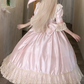 Robe de bal de princesse bustier à volants en satin long, robe de soirée C8117