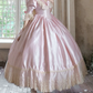 Robe de bal de princesse bustier à volants en satin long, robe de soirée C8117