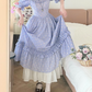 Robe de bal de princesse bustier à volants en satin long, robe de soirée C8117