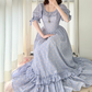Robe de bal de princesse bustier à volants en satin long, robe de soirée C8117