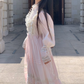 Robe de bal de princesse bustier à volants en satin long, robe de soirée C8117