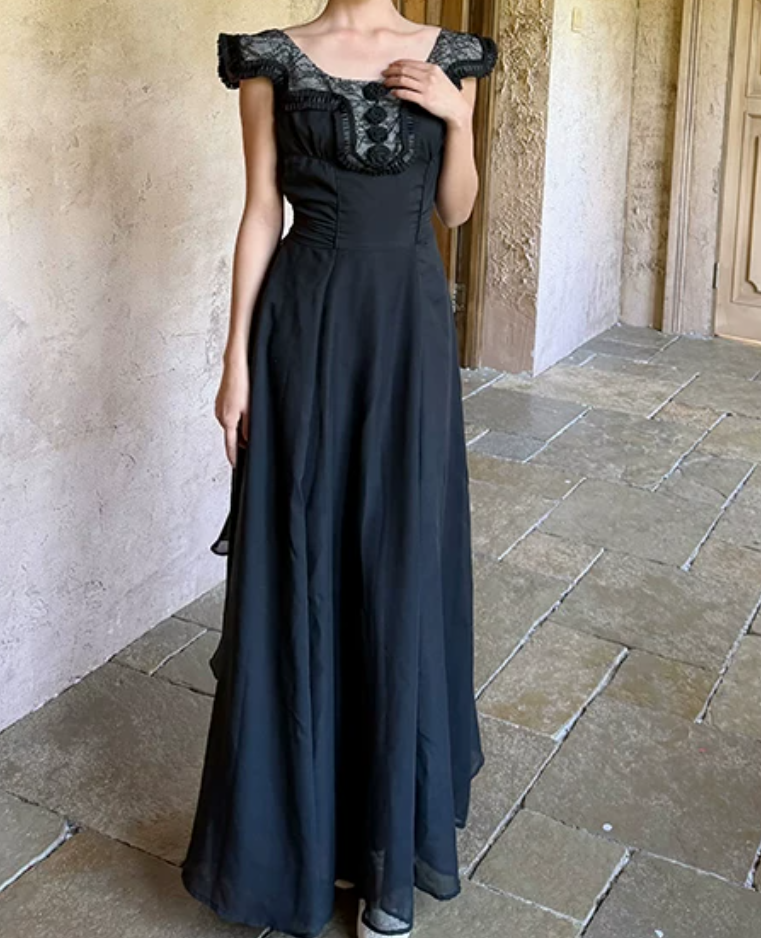 Robe de bal de princesse bustier à volants en satin long, robe de soirée C8117