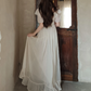 Robe de bal de princesse bustier à volants en satin long, robe de soirée C8117