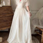 Robe de bal de princesse bustier à volants en satin long, robe de soirée C8117