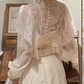 Robe de bal de princesse bustier à volants en satin long, robe de soirée C8117
