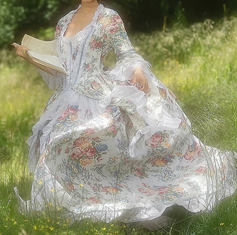 Robe de bal de princesse bustier à volants en satin long, robe de soirée C8117