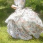 Robe de bal de princesse bustier à volants en satin long, robe de soirée C8117