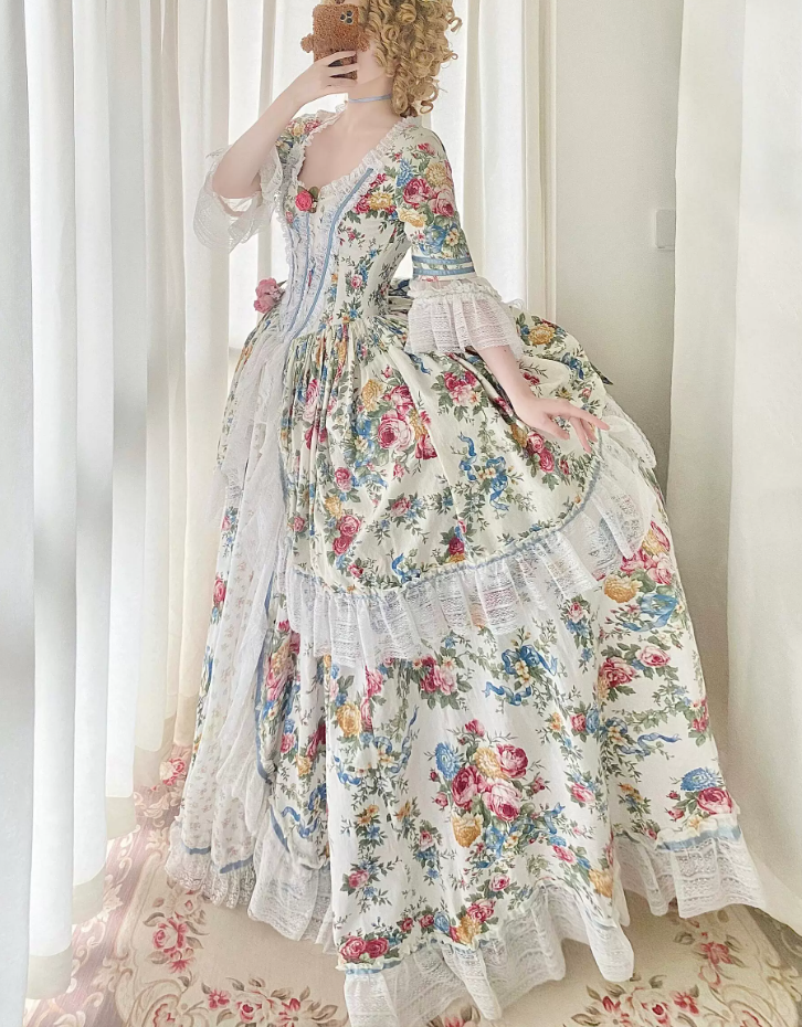 Robe de bal de princesse bustier à volants en satin long, robe de soirée C8117