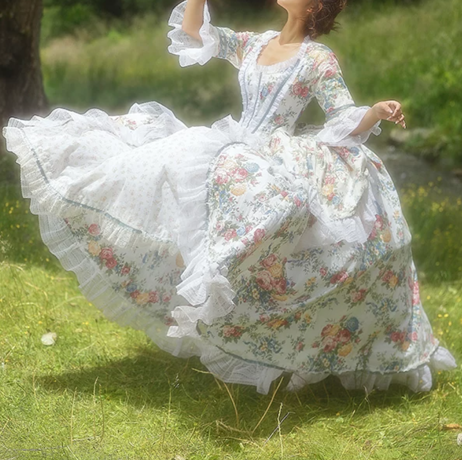 Robe de bal de princesse bustier à volants en satin long, robe de soirée C8117