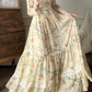Robe de bal de princesse bustier à volants en satin long, robe de soirée C8117