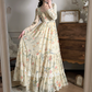 Robe de bal de princesse bustier à volants en satin long, robe de soirée C8117