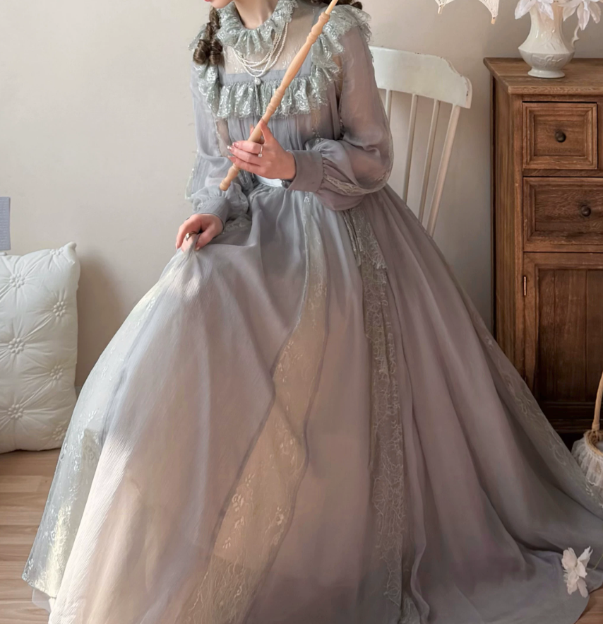 Robe de bal de princesse bustier à volants en satin long, robe de soirée C8117