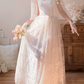 Superbe robe de mariée sirène bustier en satin et tulle, longue et en dentelle, C4563