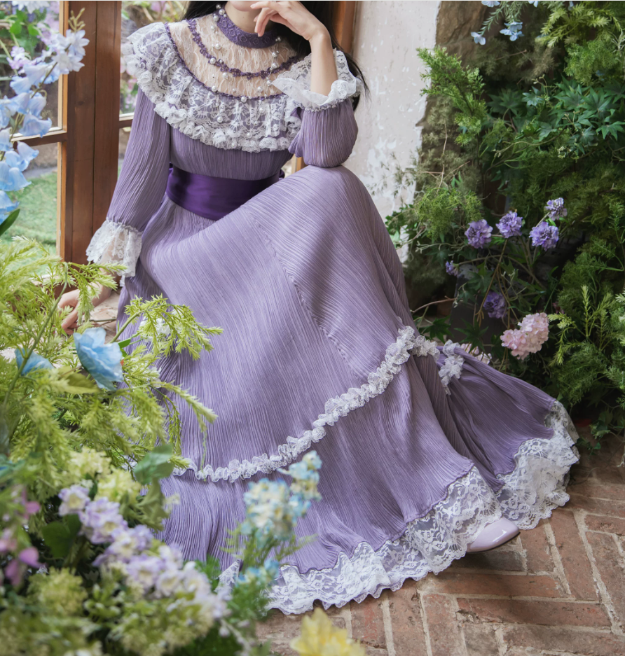 Robe de bal de princesse bustier à volants en satin long, robe de soirée C8117