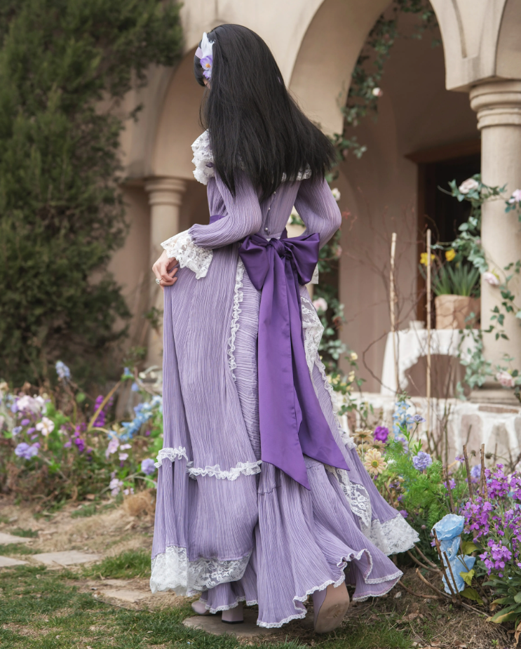 Robe de bal de princesse bustier à volants en satin long, robe de soirée C8117