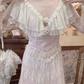 Robe de bal de princesse bustier à volants en satin long, robe de soirée C8117