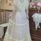 Robe de bal de princesse bustier à volants en satin long, robe de soirée C8117