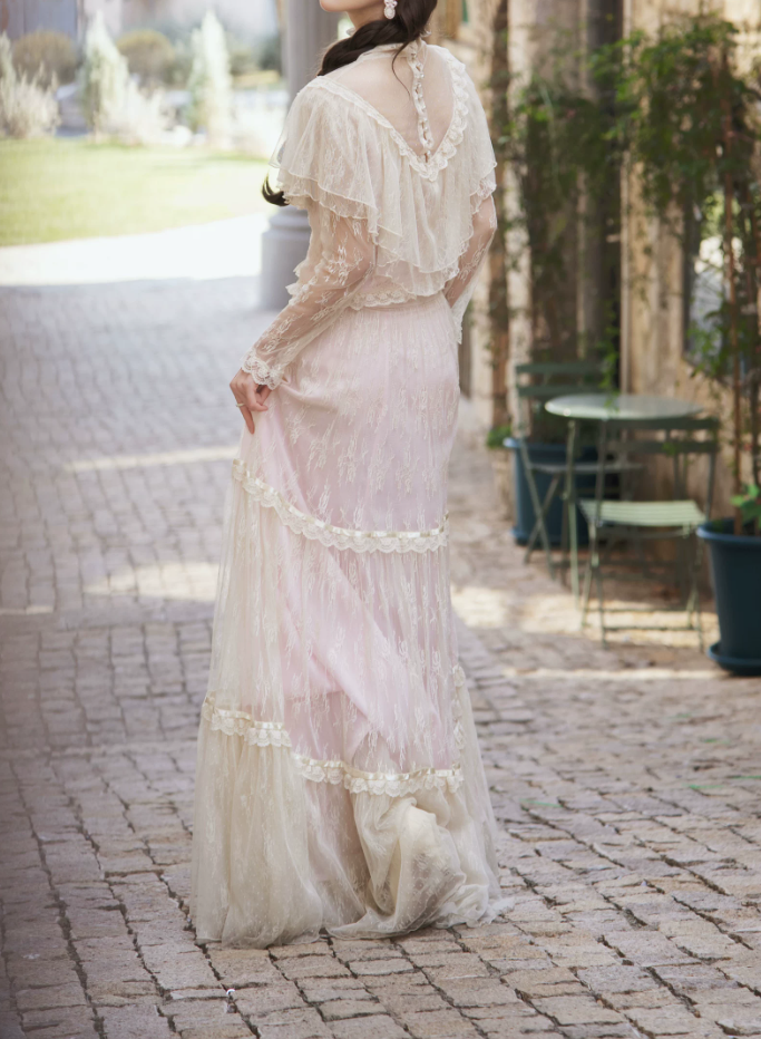 Robe de bal de princesse bustier à volants en satin long, robe de soirée C8117