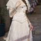 Robe de bal de princesse bustier à volants en satin long, robe de soirée C8117