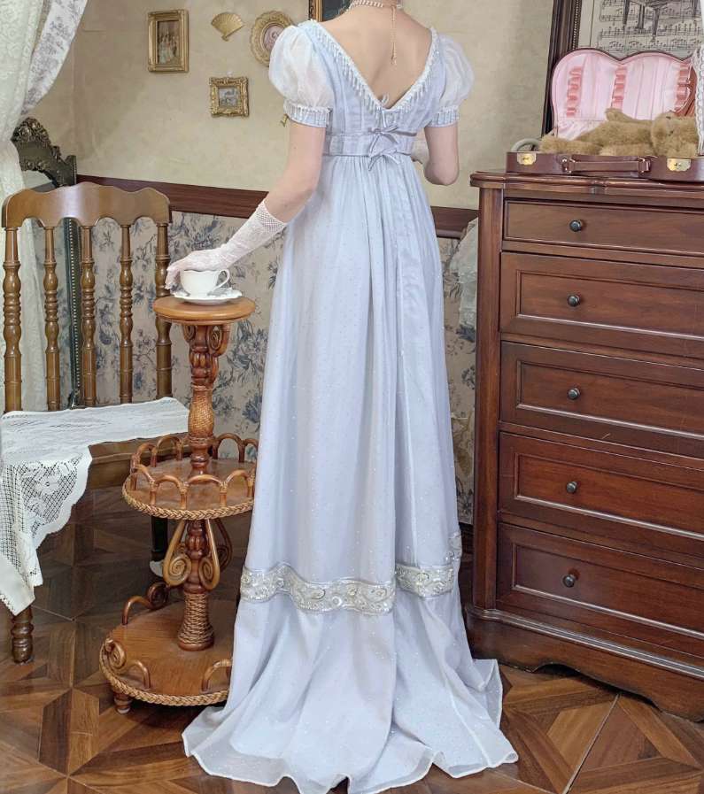 Robe de bal de princesse bustier à volants en satin long, robe de soirée C8117
