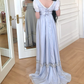 Robe de bal de princesse bustier à volants en satin long, robe de soirée C8117