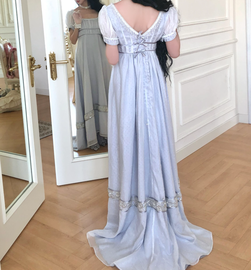 Robe de bal de princesse bustier à volants en satin long, robe de soirée C8117
